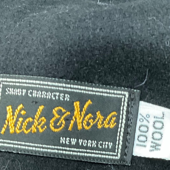 Nick & Nora reversible oblong wool paisley black brown purple winter 14” x  56” - Picture 9 of 10